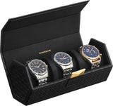 Uhren Aufbewahrung Box für 3 Uhren Hexagon