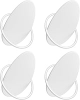 Garderobenhaken Kleiderhaken 4er Set Weiss