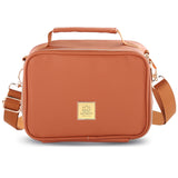 Insulated Lunch Bag Elegant Brown Premium