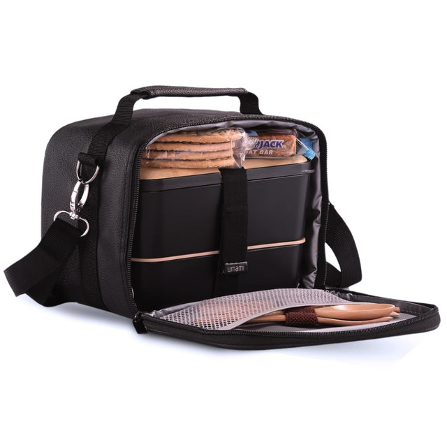 Insulated Lunch Bag Deep Black Premium