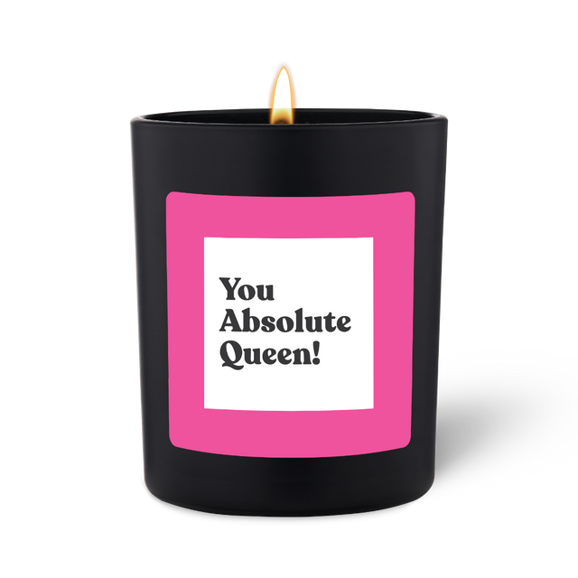 Duftkerze Schwarz Flowery You Absolute Queen!