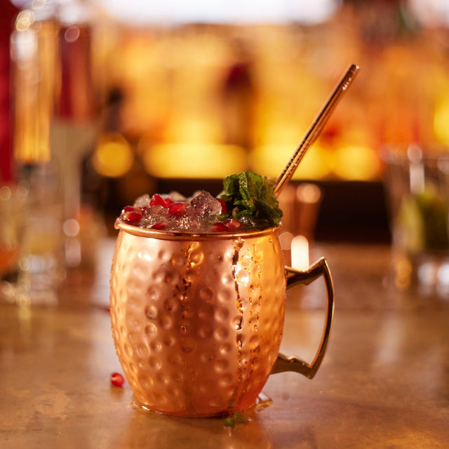 Edelstahl Moscow Mule Gläser 4er-Set