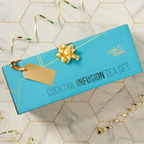 Gin Teekrug aus Glas mit Tassen