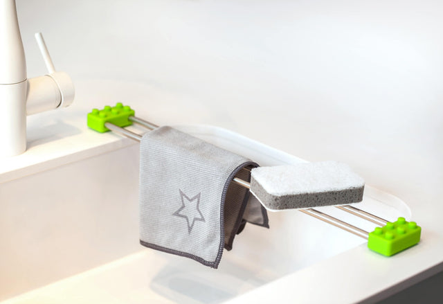 drip.line Spültuchhalter mit Nopen oben grün