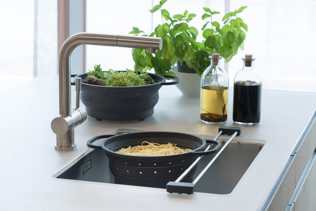 sieb.up Faltbares Sieb basalt