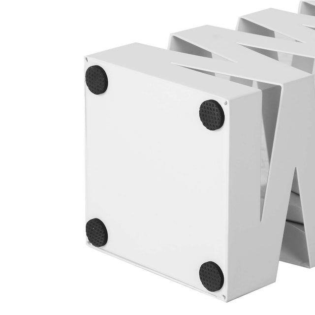 Regenschirmständer Metall quadratisch mit Haken weiss von Songmics