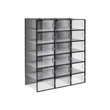 Schuhboxen Schuh-Organizer Kunststoff 18er Set
