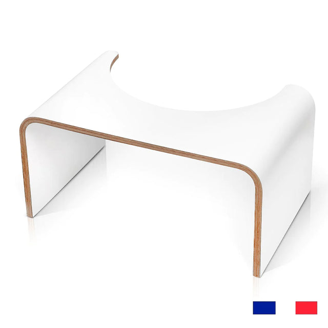 Toilettenhocker Holz Weiss