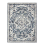 Wohnzimmerteppich Rutschfest Vintage Grau 120 x 170 cm