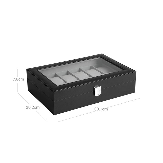 Uhren Aufbewahrung Uhrenkoffer 12 Fächer