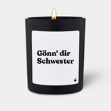 Duftkerze Schwarz Woody Gönn' dir Schwester von ChattyCandles