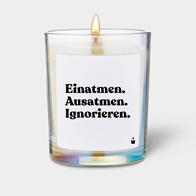 Duftkerze Rainbow Flowery Einatmen. Ausatmen. Ignorieren.