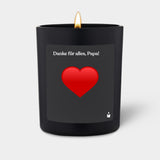 Duftkerze Schwarz Woody Danke für alles, Papa!