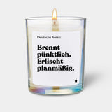 Duftkerze Rainbow Woody Brennt pünktlich. Erlischt planmäßig. von ChattyCandles