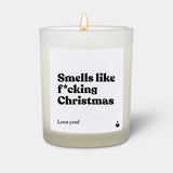 Duftkerze Flowery Smells like f*cking Christmas