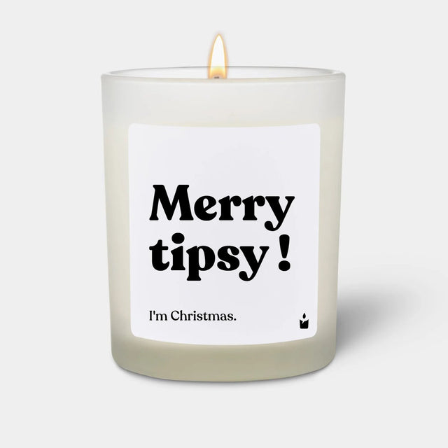 Duftkerze Flowery Merry tipsy ! I'm Christmas.