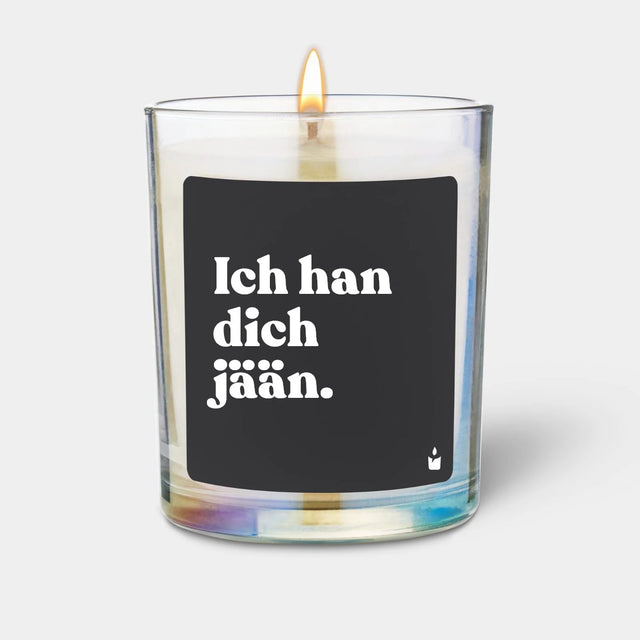 Duftkerze Rainbow Woody Ich han dich jään. von ChattyCandles