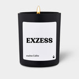 Duftkerze Schwarz Woody Exzess
