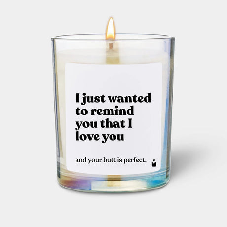 Duftkerze Rainbow Flowery I just wanted to remind you that I love you and your butt is perfect. von ChattyCandles