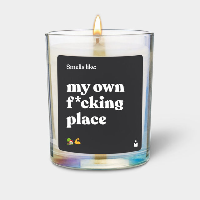 Duftkerze Rainbow Woody Smells like: my own f*cking place