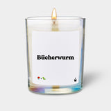 Duftkerze Rainbow Flowery Bücherwurm von ChattyCandles