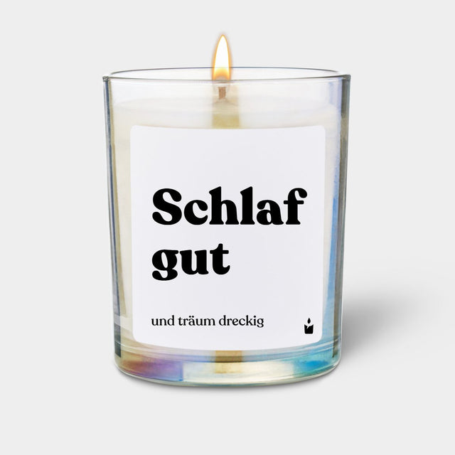 Duftkerze Rainbow Woody Schlaf gut und träum dreckig