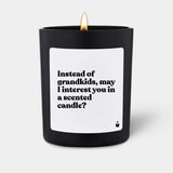 Duftkerze Flowery Instead of grandkids, may I interest you in a scented candle?