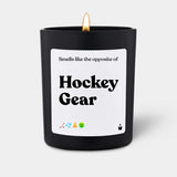 Duftkerze Schwarz Woody Hockey Gear