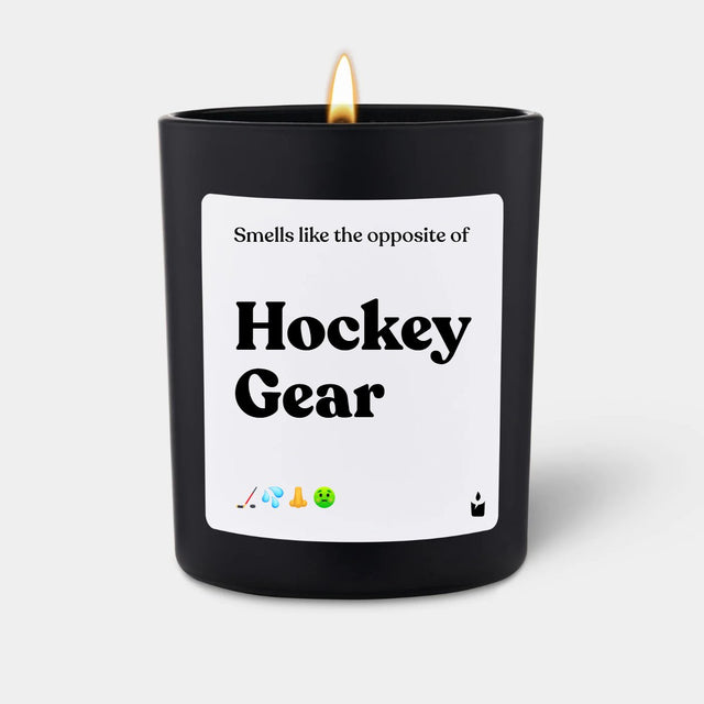Duftkerze Schwarz Woody Hockey Gear