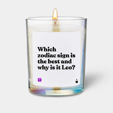 Duftkerze Rainbow Flowery Which zodiac sign is the best and why is it Leo? von ChattyCandles