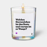 Duftkerze Rainbow Flowery Welches Sternzeichen ist das Beste und warum ist es Waage? von ChattyCandles