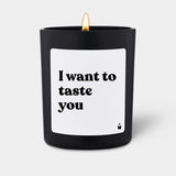 Duftkerze Flowery I want to taste you