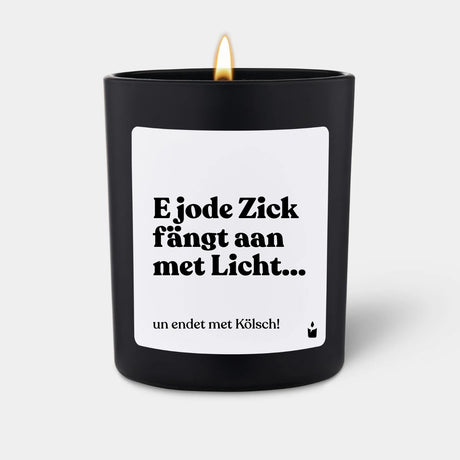 Duftkerze Schwarz Woody E jode Zick fängt aan met Licht... von ChattyCandles