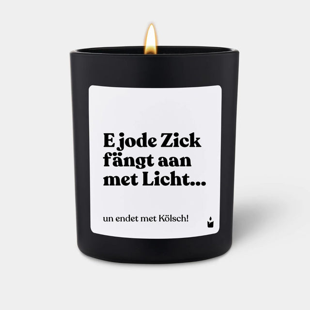 Duftkerze Schwarz Woody E jode Zick fängt aan met Licht... von ChattyCandles