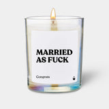 Duftkerze Flowery married as fuck - congrats