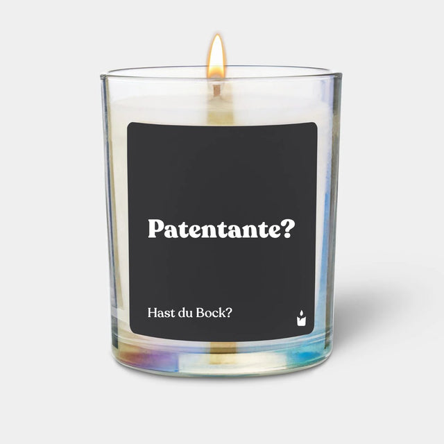 Duftkerze Rainbow Flowery Patentante? Hast du Bock? von ChattyCandles