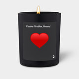 Duftkerze Schwarz Woody Danke für alles, Mama!