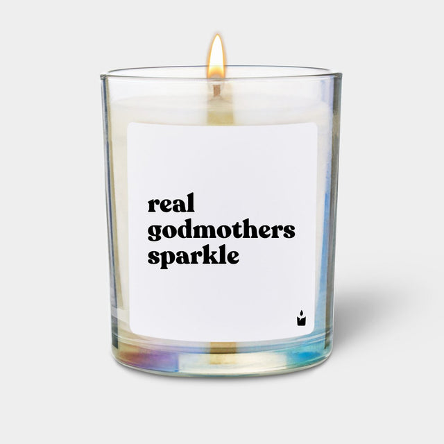 Duftkerze Rainbow Woody real godmothers sparkle