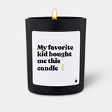 Duftkerze Flowery My favorite kid bought me this candle