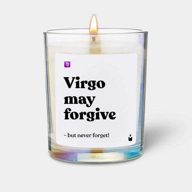 Duftkerze Rainbow Woody Virgo may forgive - but never forget! von ChattyCandles