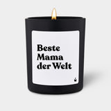 Duftkerze Schwarz Woody Beste Mama der Welt