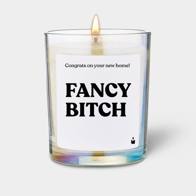 Duftkerze Rainbow Flowery Fancy Bitch. Congrats on your new home!