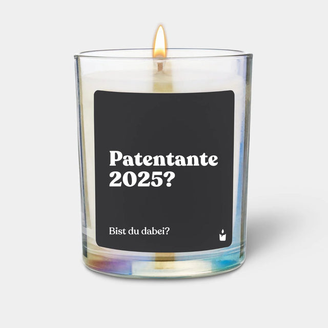 Duftkerze Rainbow Flowery Patentante 2025? Bist du dabei? von ChattyCandles