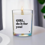 Duftkerze Rainbow Woody Girl, do it for you! von ChattyCandles