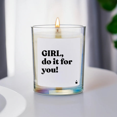 Duftkerze Rainbow Woody Girl, do it for you! von ChattyCandles