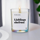 Duftkerze Rainbow Woody Du bist meine Lieblingsehefrau! von ChattyCandles
