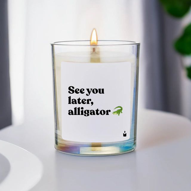 Duftkerze Flowery See you later, alligator