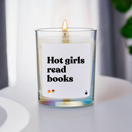 Duftkerze Rainbow Flowery Hot girls read books von ChattyCandles