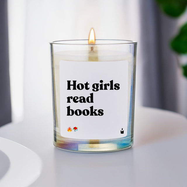 Duftkerze Rainbow Flowery Hot girls read books von ChattyCandles