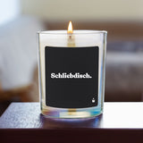 Duftkerze Rainbow Flowery Schliebdisch.